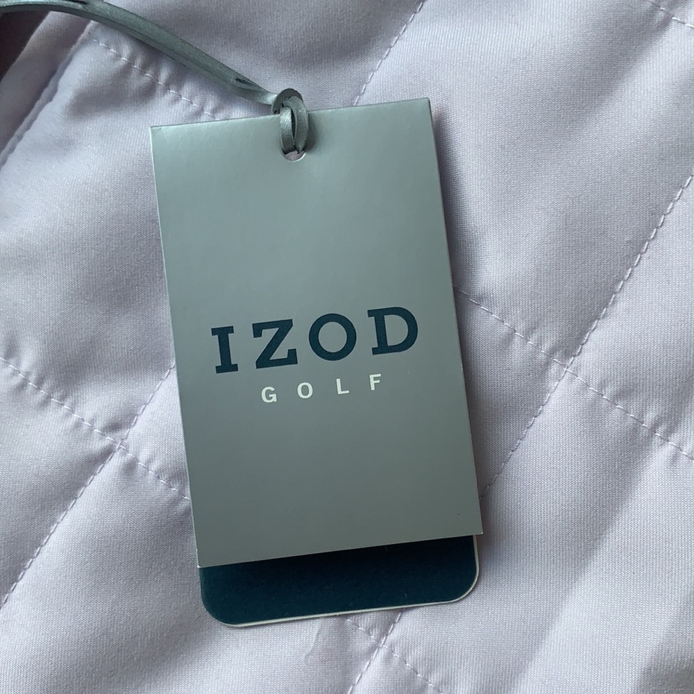 IZOD Golf “Morning Mist” Lilac Fleece Jacket | Lightweight Layering | NWT | XS - Picture 7 of 13